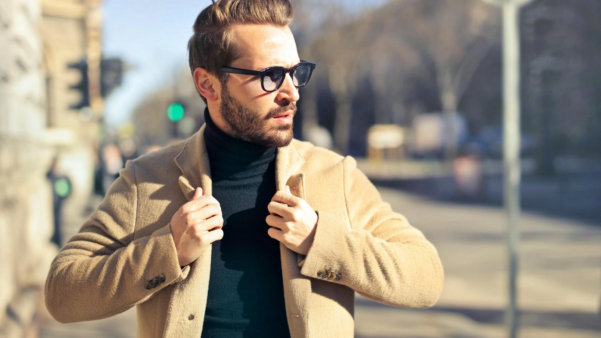 Street portrait photograph